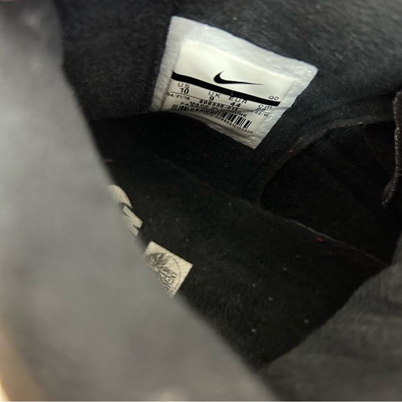 Nike Black and Red High-Top Sneakers - Picture 10 of 11